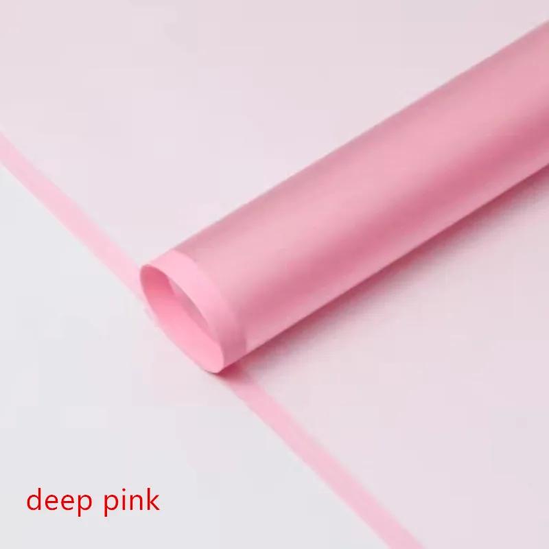 5sheets Half Transparent Flower Wrapping Paper Korean Style Gift Grinding Edge Rose Packing Florist Bouquet Wrapping Material