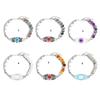 Verstellbares Medicals Alert ID-Armband mit gravierbarem Anhänger, Edelstahl, doppellagiges Armband, Handgelenkschmuck