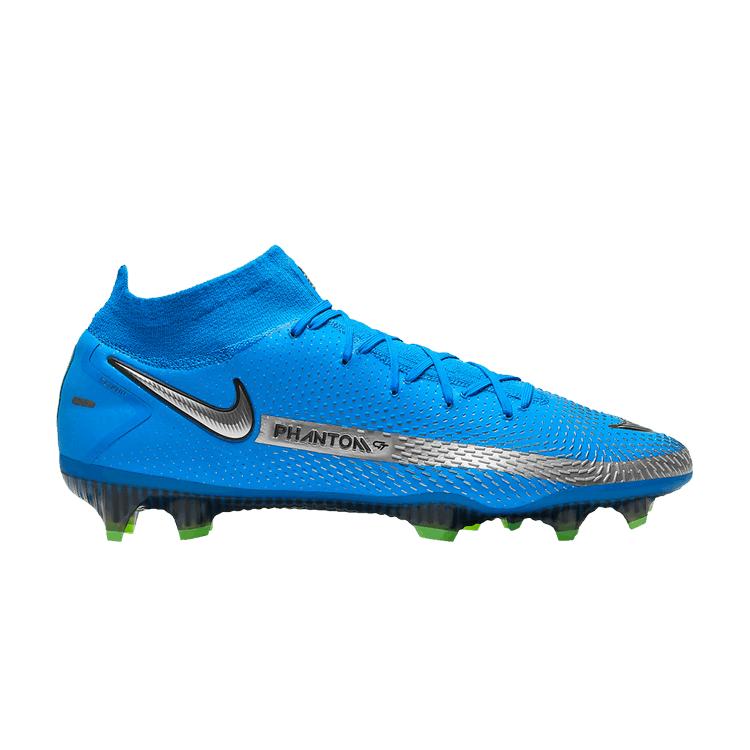 

Кроссовки унисекс Nike Phantom GT Elite DF FG Photo Blue Metallic Silver CW6589-400