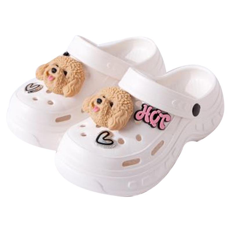 New thick-soled slippers women wear non-slip and wear-resistant cute cartoon eva slippers hole shoes wholesale