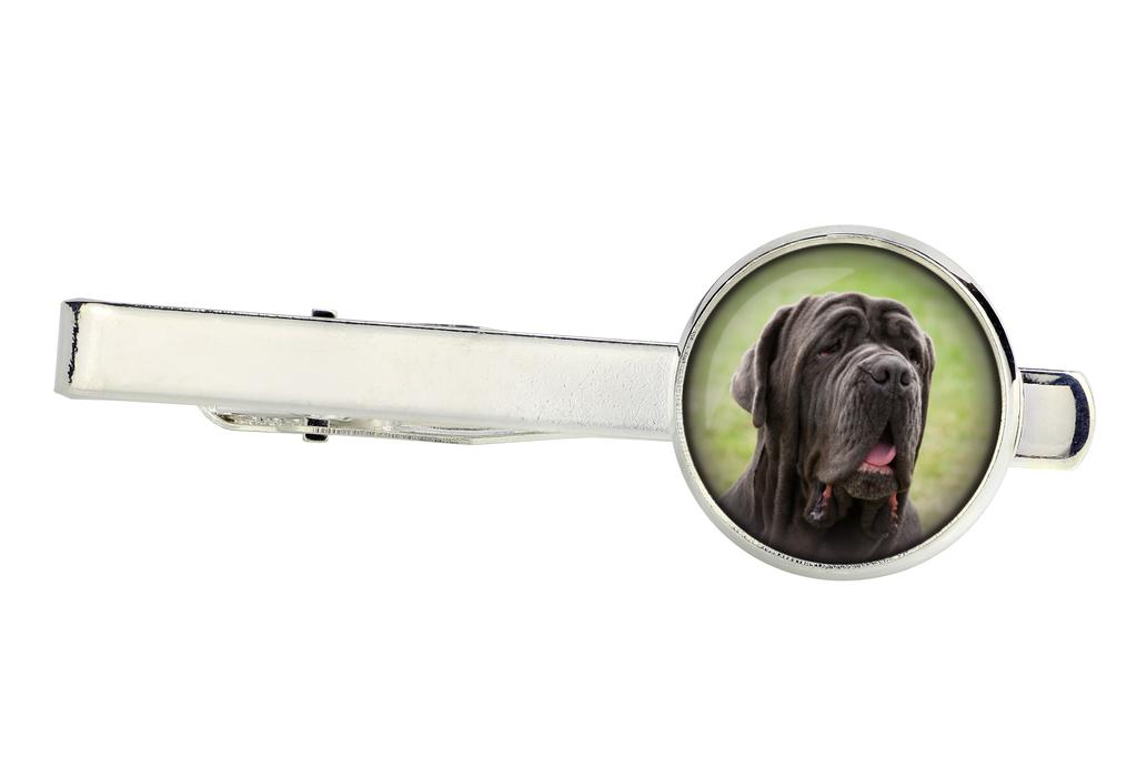 Neapolitan Mastiff, Mastino Napoletano - cufflinks and tie with your photo, a suit decoration, men's jewelry from the Art-Dog brand.