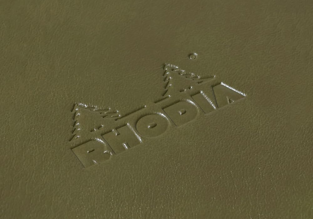 Rhodia Stapled Notebook Tone Blue x cm Stapled Notebook x 21 cm with 5mm Orange Cover cf119184bl Cover/Earth 15.3 21.8 (14.6 Grid) Water-Repellent