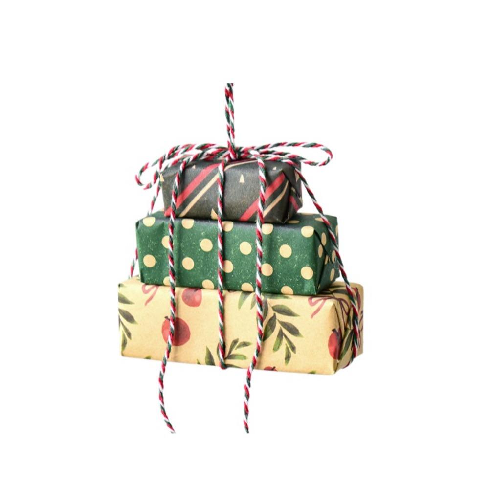 Mini Christmas Tree Gift Bag Pendant with Rope Christmas Decorations  Navidad