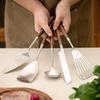 Zuozhixun Walnut Handle Stainless Steel Serving Ladle