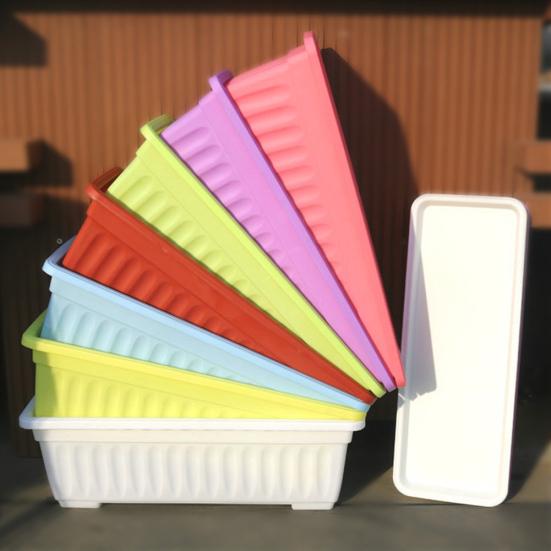 Kvetináč Príslušenstvo k kvetináčom proti vyblednutiu proti slnku s hustým odtokom