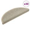 VidaXL Self-adhesive Stair Mats 30 Pcs 56x17x3 Cm Light Green, Tread, Tread Carpet 3365863
