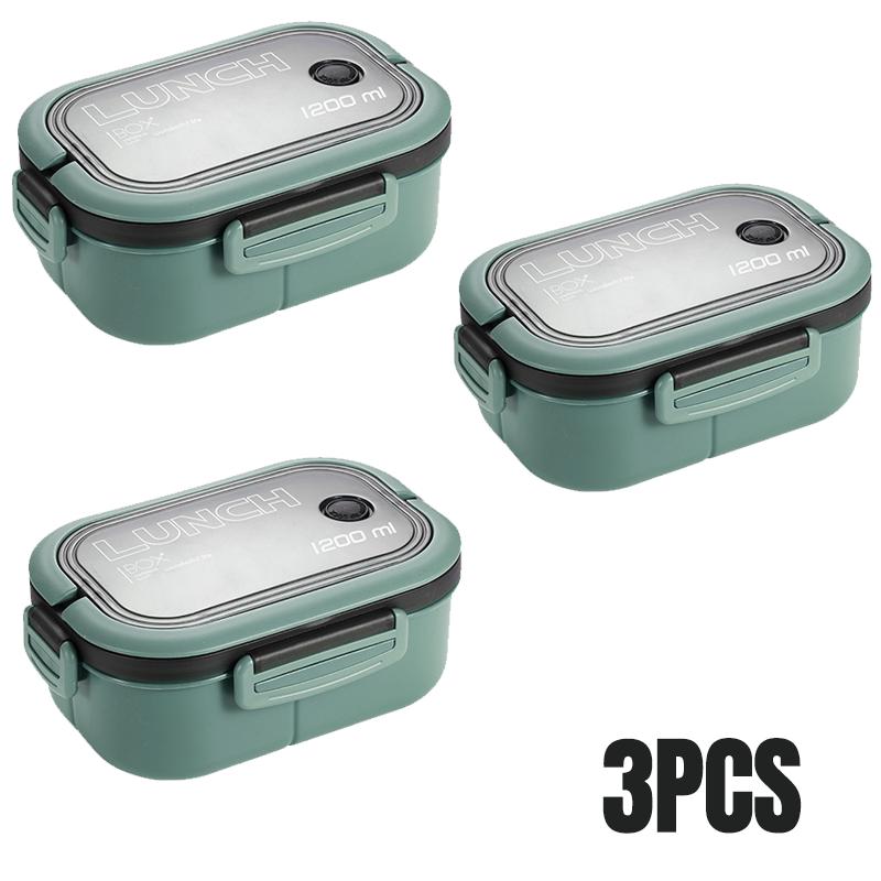 Lunch Box For Kids Adult Compartments Bento Lunchbox Children Kid School Outdoor Camping Picnic Food Container Portable