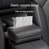 Multifunctional Car Tissue Box: Seat Back Hanging & Sun Visor High-End Holder