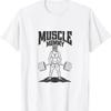 Muscle Mommy Gym Strong Fit Funny Workout Mom Vibes T Shirt