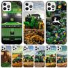 Farm Vehicle Tractor Case Phone Cover for Apple iphone 13 Pro Max 12 Mini 11 X XS XR XS Max 7 Plus 8 6S 6 5 SE 5S Trend Fundas