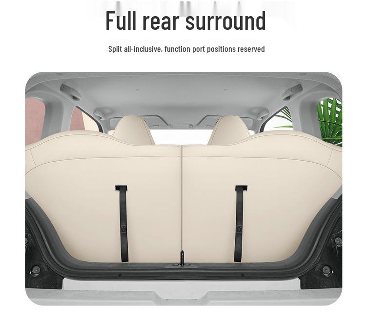 2024 Hongguang MINIEV Vollleder Autositzkissen für Modell der dritten Generation