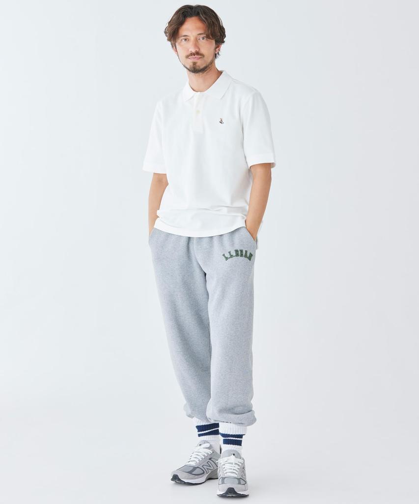 [L.L.Bean] Men's Premium Double L Polo Shirt, Short Sleeve, Red Bean Boot Embroidery, Japan Fit, Size L, Navy, Classic Navy, 1000035917