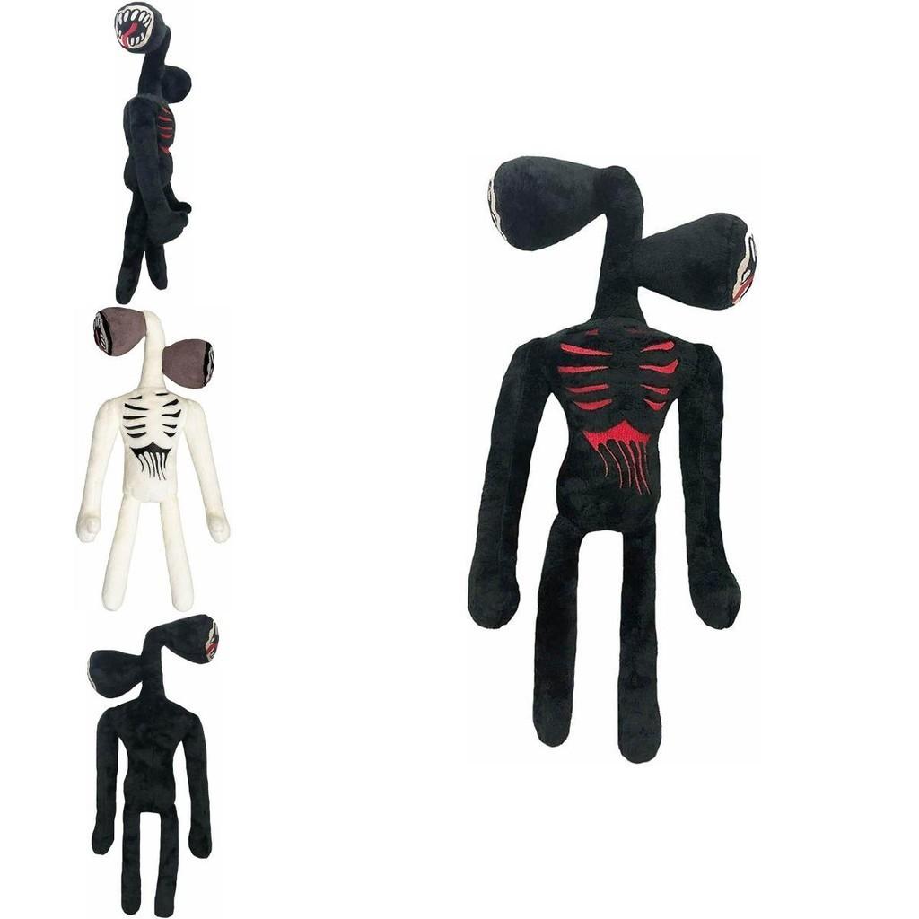 15.7 Inch Siren Head Plush Toy Soft Black And White Horror Stuffed Doll For Kids