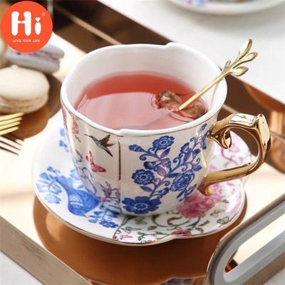 Cześć ceramiczny zestaw filiżanek i spodków do kawy duszpasterska filiżanka do herbaty podwieczorek kubek do mleka Latte czarny kubek do kawy 250ML