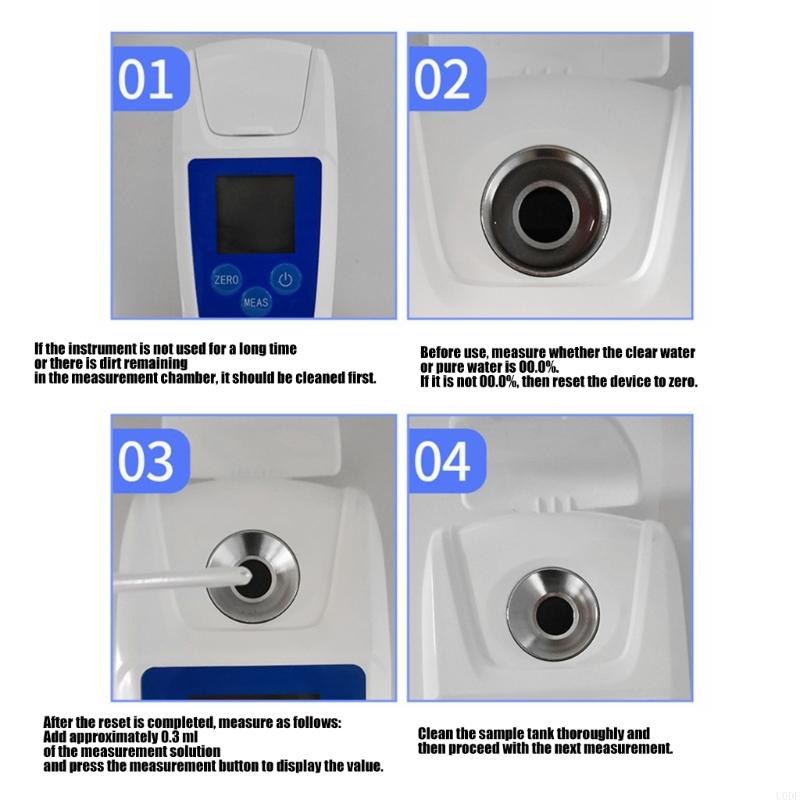 Digital Urea Fluid Tester Featuring Heat Adjustment Digital Refractometer