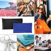 Small Compact Pu Bill Bag PU Leather Money Pouch Travel Cash Deposit Bag  Office Products