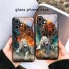 A huge dragon and tiger For iPhone 17 Air 16 E 15 Plus 14 Pro Max 13 12 mini 11 5 6 7 8 Plus XR XS Max SE Black Glass Phone Case