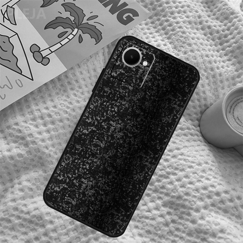 Forged Carbon Pattern Case For Realme C67 C63 C55 C51 C75 C61 C53 C35 C65 C71 11 12 13 14 15 Pro Plus GT6 GT7 Pro