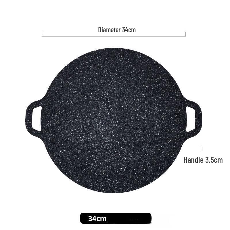 Japanese Maifan Stone Electric BBQ Grill Pan 34cm