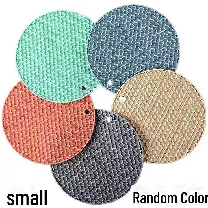 Silicone Honeycomb Insulation Pad - Round Placemat and Pot Mat