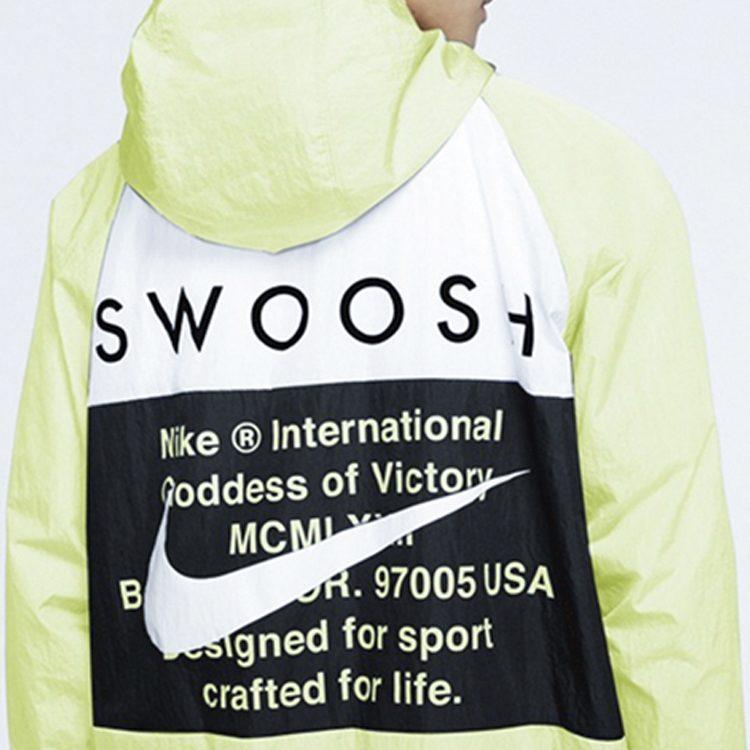 Nike Jackets Men's Neon Green Hooded Moderate Other CJ4889-701