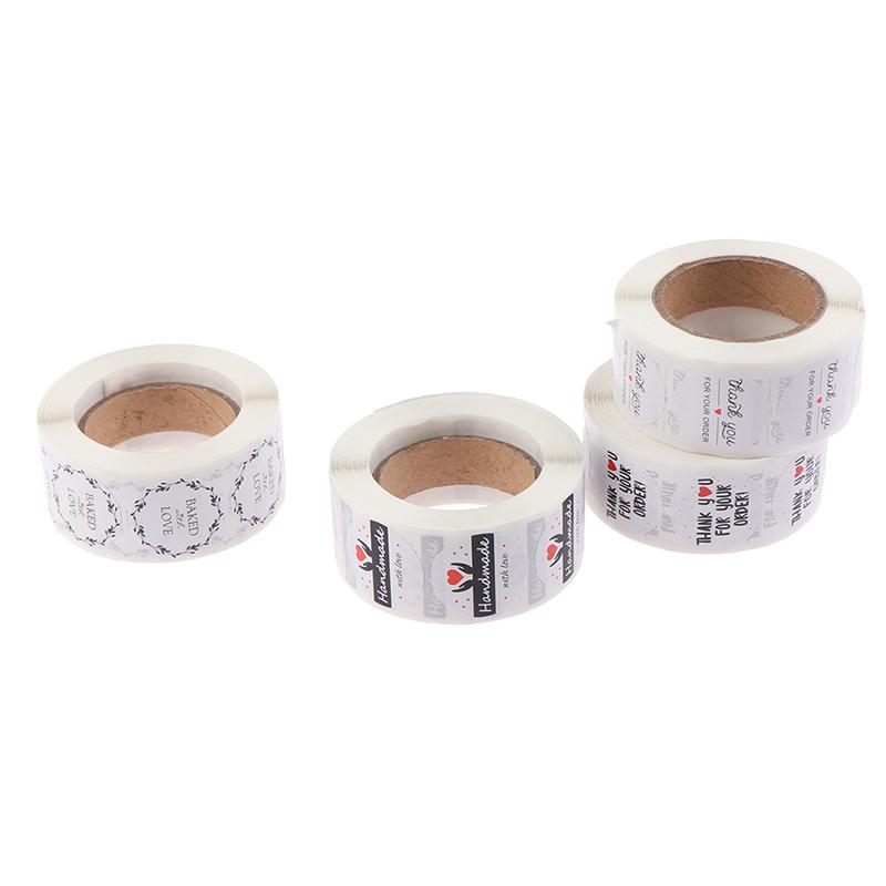 Rolă de 1 inch Autocolant de etanșare pentru mulțumire Autocolant de decorare manuală