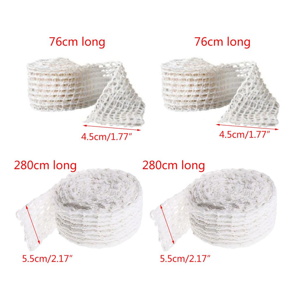 Set of 4 Net Roll Durable Meat Net Food Rope Net Versatile Cooking Accessories Elasticity Rope for Meat Packaging
