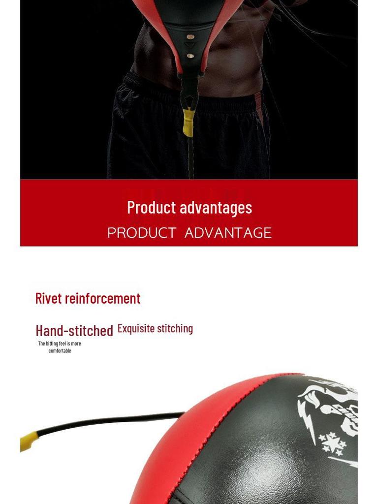 Elastic Diamond Pattern Boxing Speed Ball for Muay Thai & Reaction Training