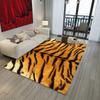 Imitation Fur Pattern Carpet 3D Printing Animals Bedroom Full of Tea Table Blanket Simple Bedside Carpet Customized Floor Mat