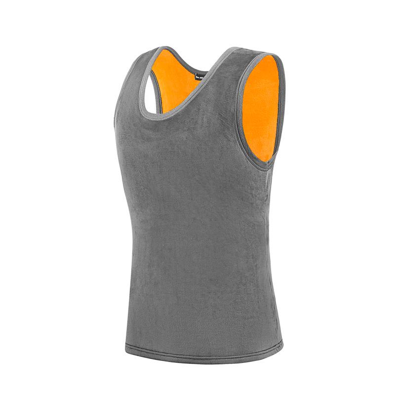 Men's Winter Fleece-Lined Vest & Base Layer Set