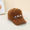Baseball Boy School Caps Peaked Hats Bulldozer Excavator Embroidery Stitched Children Outdoor Summer Kids Caps For 2-8Years Baby Sports Hats Cotton