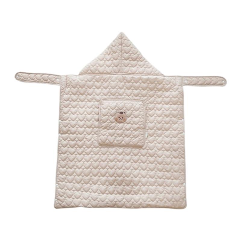 

Легкое и Портативное Детское Пончо-Одеяло Хлопковое Детское Пончо-Одеяло Детский Плед с Капюшоном Идеально для Домашнего и Уличного Использования