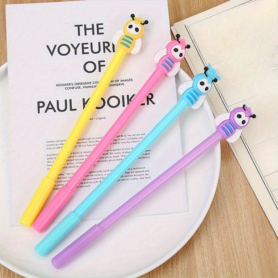 Back-to-school 1Pc 0.5mm Creative Stationery, Bee-shaped Gel Pen, High-quality Office Water-based Signature Pen, Cute Cartoon Student Gel Pen