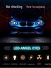 Dual-Color LED Crystal Angel Eyes for E90, E91, F30, M3, M4