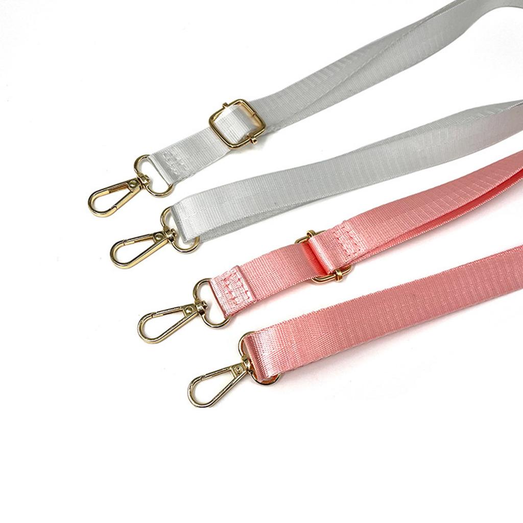 54in Handbag Shoulder Strap Replacement Nylon Strap for DIY Lady Purse Crossbody Bag Adjsutable Strap with Metal Hook