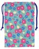 Kurochiku Goshuincho Drawstring New Flower 21707506 (Seal Book) Case, Bag, Basket, Camellia, Blue,