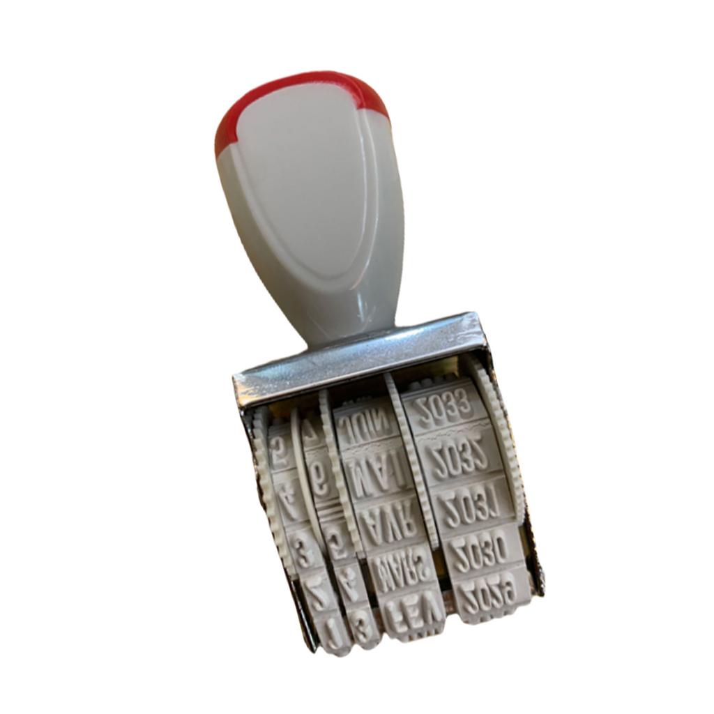 Rubber Stamp Line Dater Spanish Date Stamp French Date Stamp Office Stamp Tool for Scrapbooking Document File Signing