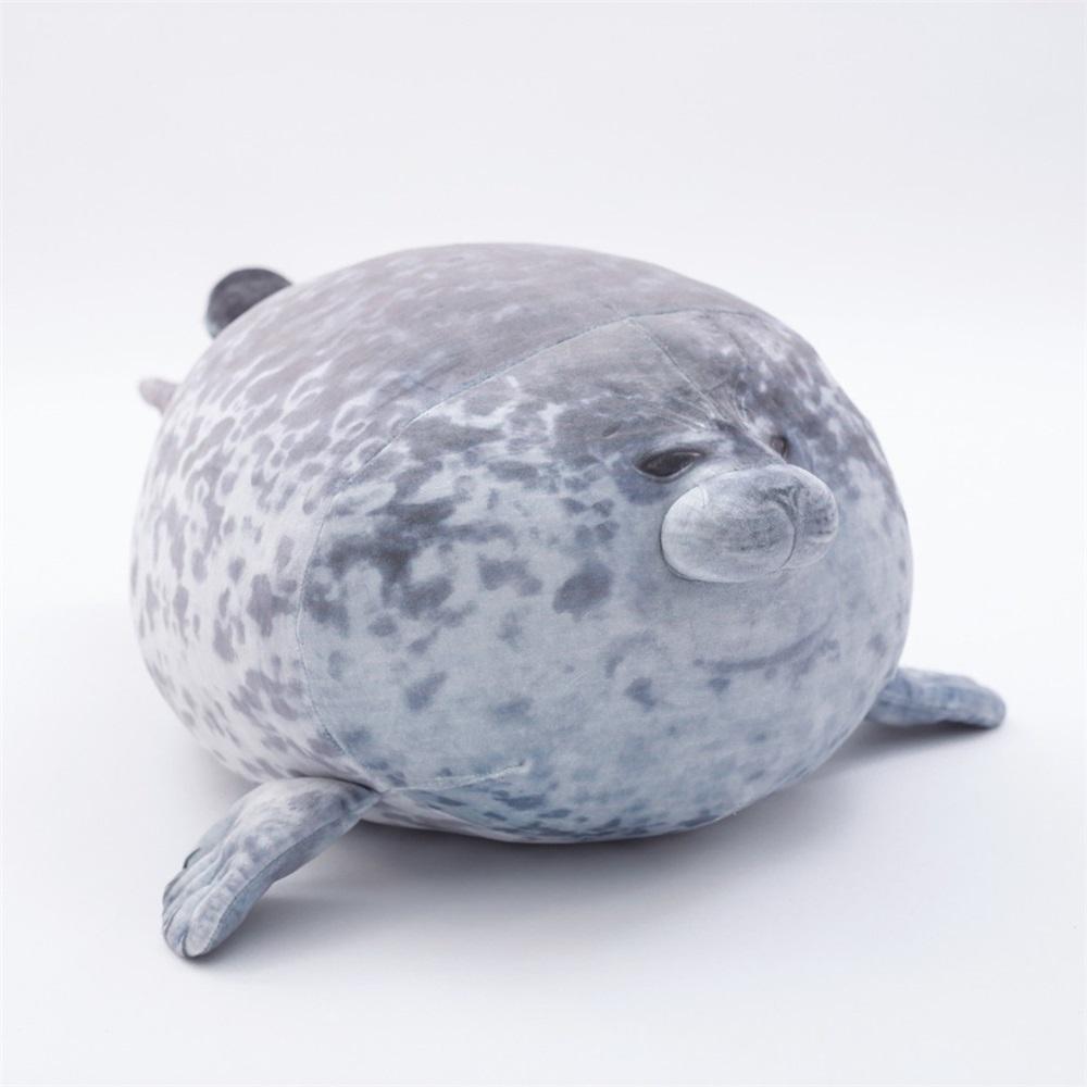 Elastic Crystal Osaka Seal Plush Toy Cushion Cute Aquarium Doll