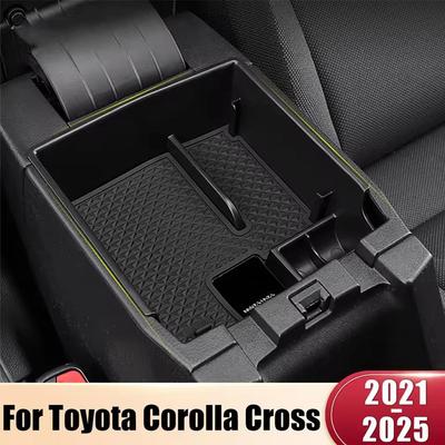 Mittelkonsolen-Organizer Kompatibel mit Toyota Corolla Cross (XG10) 2025 2025 2025 2025 und Corolla 2019-2025 2025 E210 Armlehne