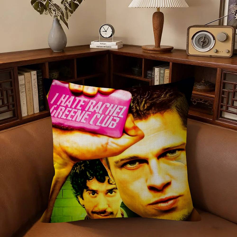 Movie F-Fight C-Club Cushion Cover Car Throw Pillow Case For Sofa Car Christmas Gift 40X40Cm 45X45Cm