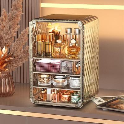 Transparante Stofdichte Cosmetische Opbergdoos voor Huidverzorging en Make-up