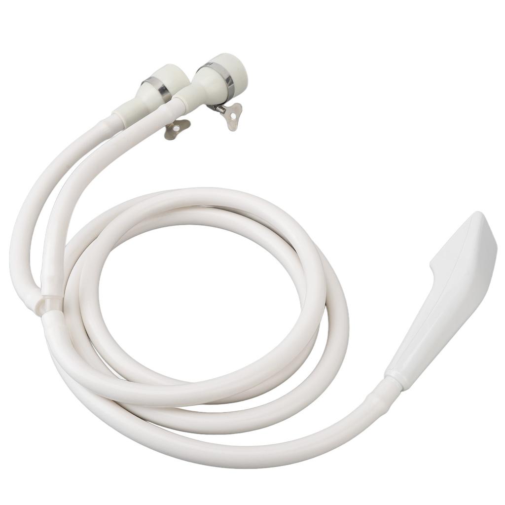 Podwójny Port Przyłączeniowy Bateria Umywalkowa Głowica Prysznicowa Spryskiwacz do Szamponu z Wężem do Kąpieli Dziecka Zwierząt Domowych Mycia Włosów