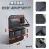 Benrii Seatback Folding Rear Seat Car Storage Large Faux Black Pocket, Table, Storage, Pocket, iPad/PC Storage, Waterproof, Capacity, Leather,
