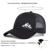 Unisex Mountain Range Embroidery Baseball Net Caps Spring and Summer Outdoor Adjustable Casual Hats Sunscreen Hat