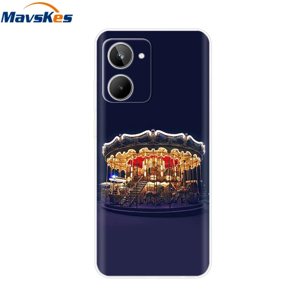 Mobile Phone Bag Case For Realme 10 4G Case For Realme 10 Pro Cover Soft Silicone Bumper For OPPO Realme 10 Realme10 Pro Plus