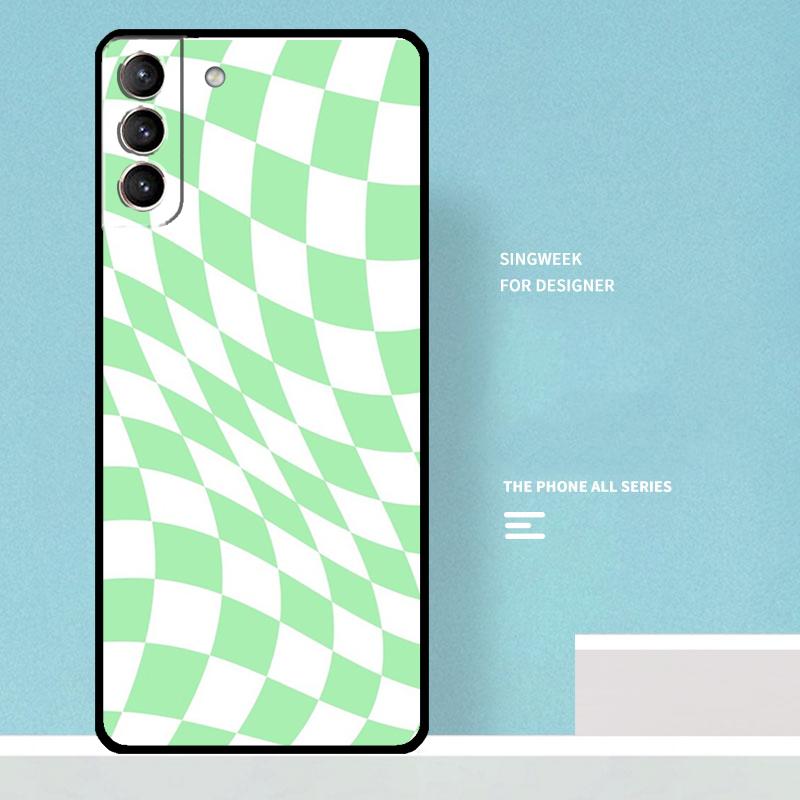

Crazy Checkered Case For Samsung Galaxy S25 Ultra S25 FE S20 S21 S22 S23 Plus S9 S10 S24 Ultra Phone Cover Galaxy S22