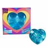 NeeDoh Heart Shaped Squeeze Toy, Glitter Filled Stress Relief Fidget Toy, Soft TPR Squishy for Kids Adults Anxiety Relief Gift