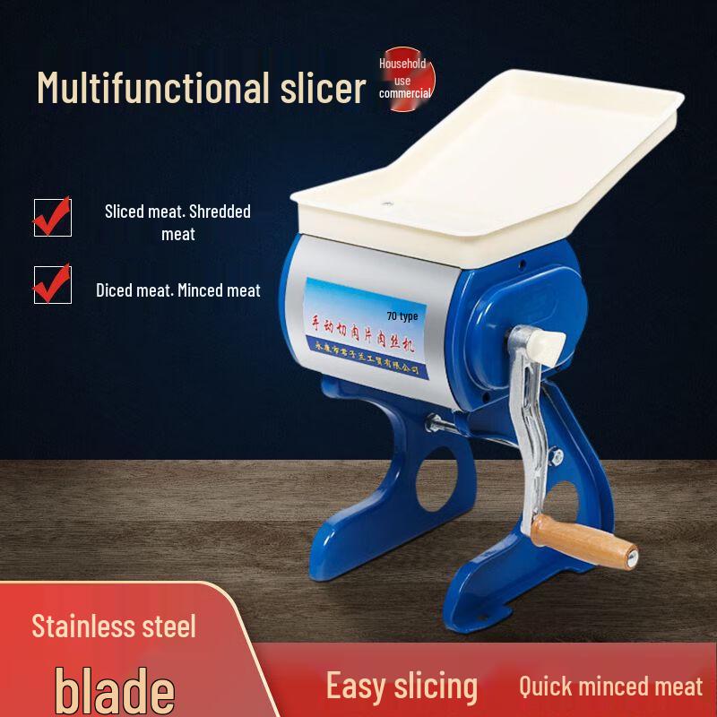Xiyuping Elektrisk & Manuell Rostfri Stål Köttprocessor