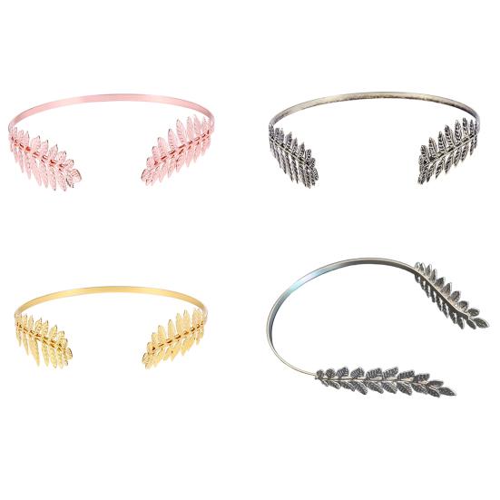 Bohemian Style Headband Greek Beauty Golden Leaf Hair Hoop Headdress Cosplay Festivals Metal Hair Accessories