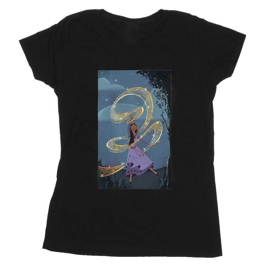 Wish Womens/Ladies Sparkle Scenery Cotton T-Shirt